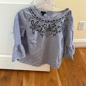 Talbots three-quarter length top
